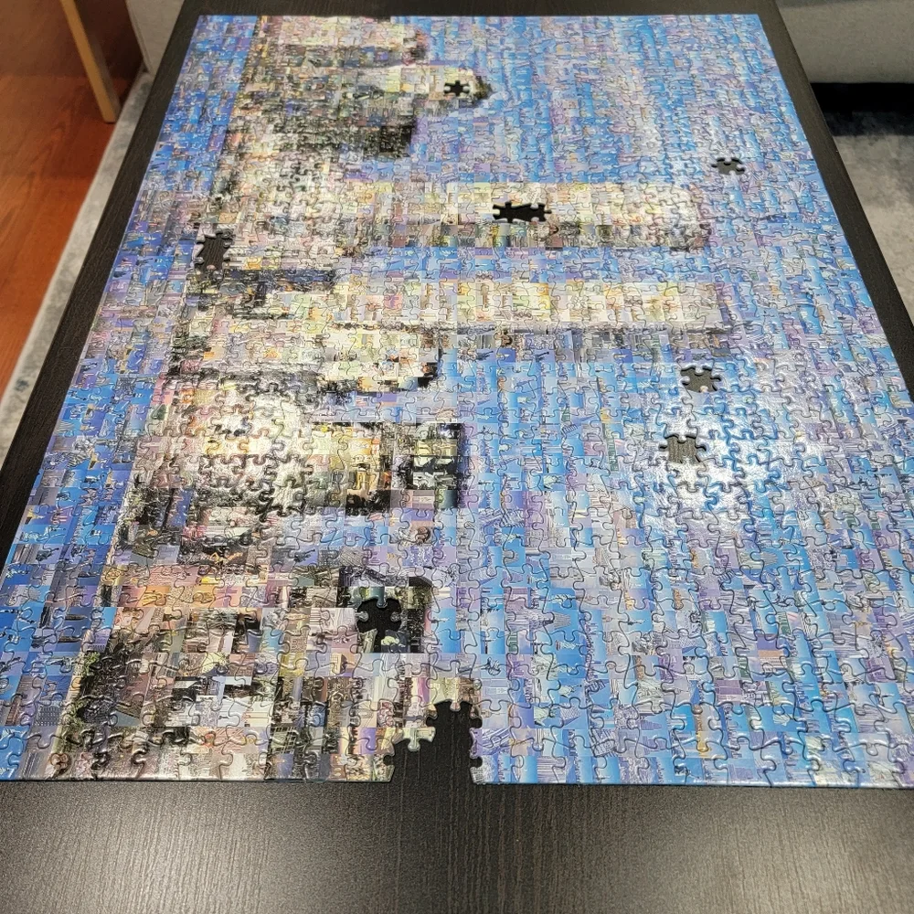 Buffalo Photomosaic NYC Skyline 1000 Piece Puzzle